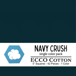 Ecco Cotton 5" Square Pack in Navy Crush