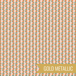 Messina Stripe in Red Metallic