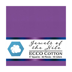 Ecco Cotton 5" Square Pack in Jewels of the Nile