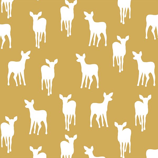 Fawn Silhouette in Straw