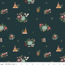Botanicals in Deep Teal