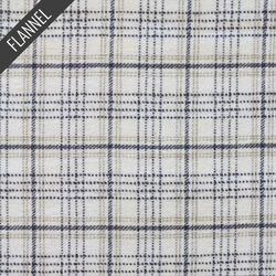 Crosshatch Plaid Flannel in Oatmilk