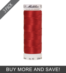 Not Quite Red (3406-1720) - Poly Sheen - 220 Yards (3 Pack)