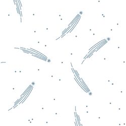 Meteor Shower in Marine on White