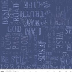 Sunday Stamp in Art Blue