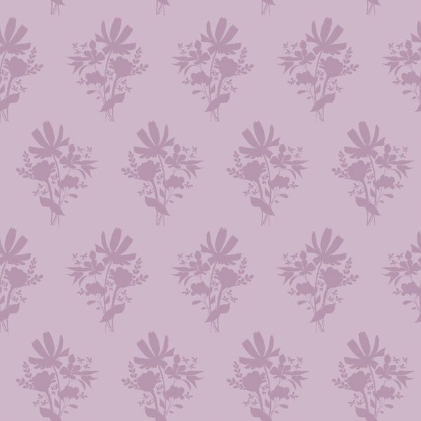 Silhouette Bouquet in Lilac