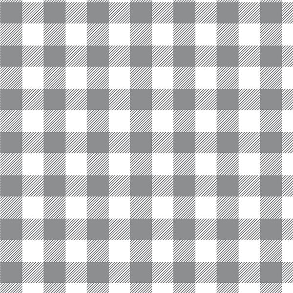 Medium Buffalo Plaid in Smoke