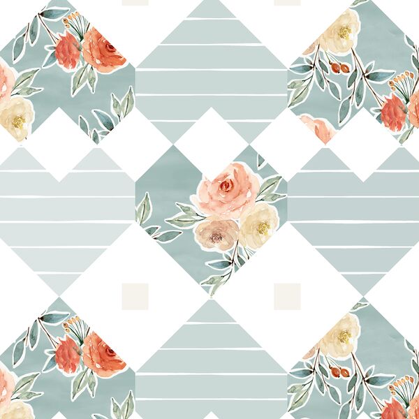 Patchwork in Blue Lagoon