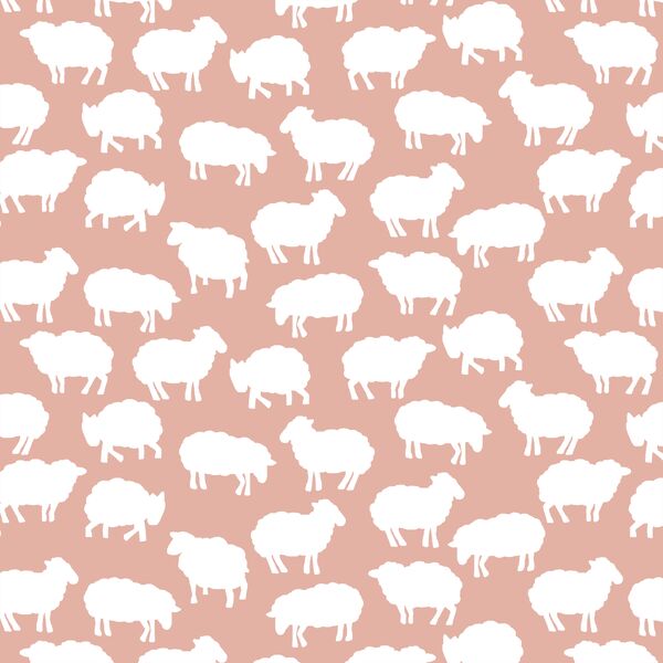 Sheep Silhouette in Quartz