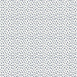 Painted Dot in Slate Blue on Alabaster