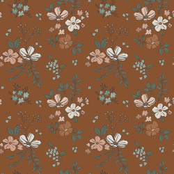 Little Wildflowers in Sienna