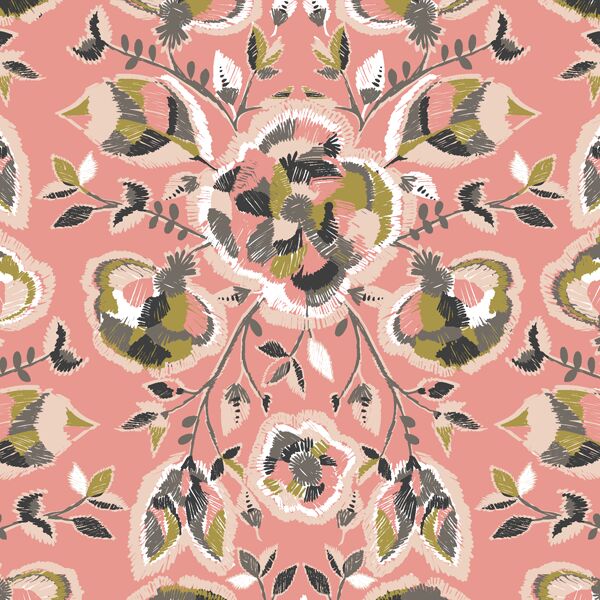 Stitch Floral in Tulip