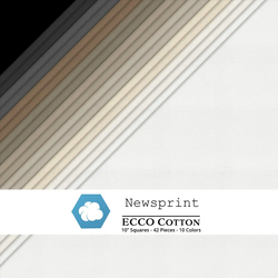 Ecco Cotton 10" Square Pack in Newsprint
