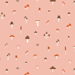 March of the Mushrooms in Pink