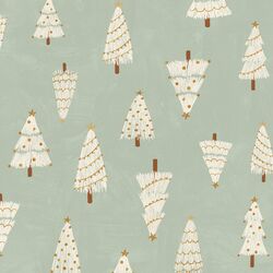Christmas Trees in Brushed Mint Green