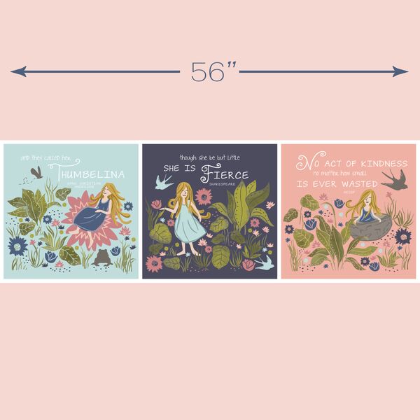 Thumbelina Panel in Fabled