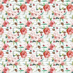 Little Christmas Florals in Festive