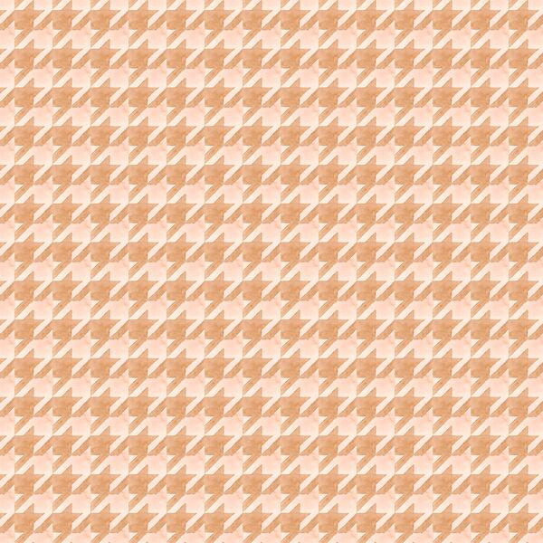 Painted Houndstooth in Saddle