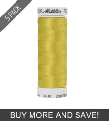 Light Brass (3406-0221) - Poly Sheen - 220 Yards (5 Pack)