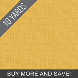 Grasscloth Cottons in Yellow - 10 Yard Bolt