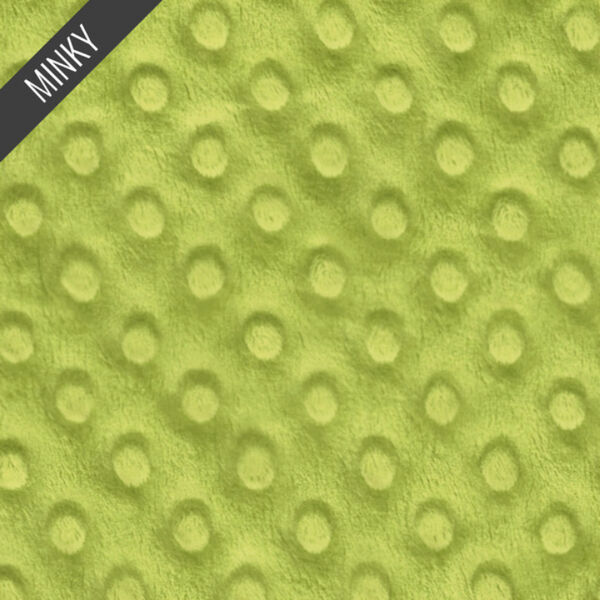Minky Dimple Dot in Lime