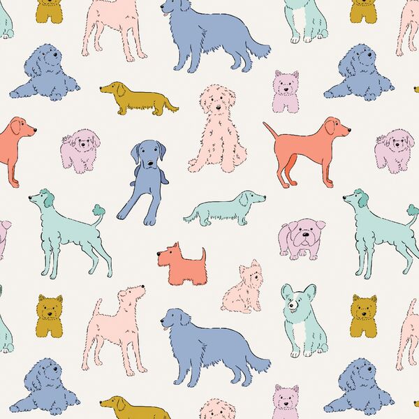 Dog Sketches in Sherbet