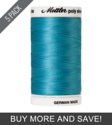 Turquoise (2596-4111) - Poly Sheen - 875 Yards (5 Pack)