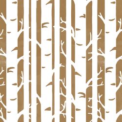 Birches in Ochre