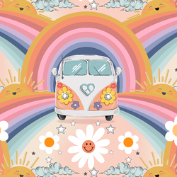 Daisy Dreams in Rainbow
