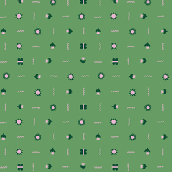 Little Sun Squiggle in Green