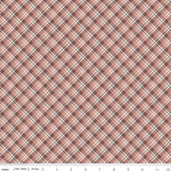 Prairie Plaid in Dusty Rose