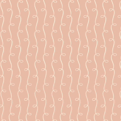 Curlicue Path in Peach