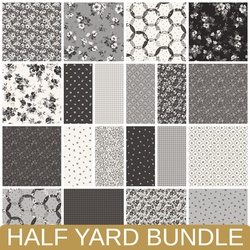 Ink & Ivory Half Yard Bundle