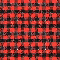 Painted Buffalo Plaid in Scarlet