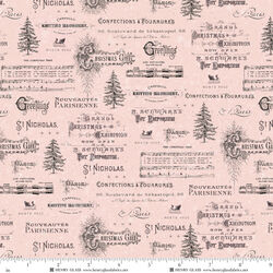 Christmas Typography in Pink