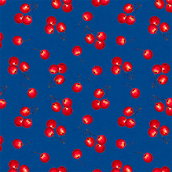 Cherries in Navy