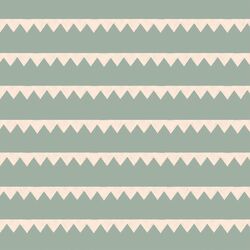 Pennant Stripe in Muted Teal