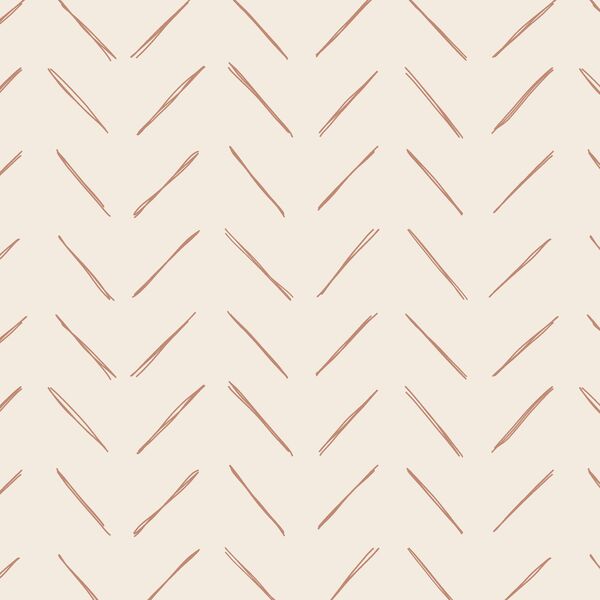 Chevron in Sienna on Egret