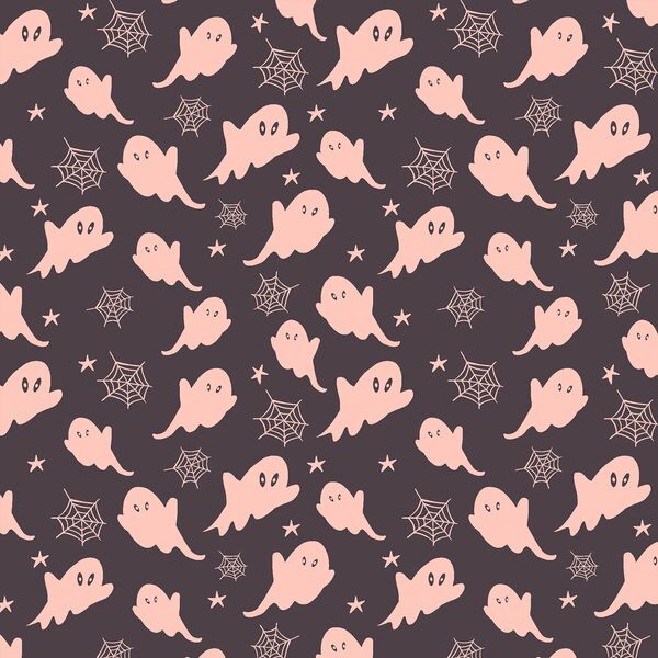 Spooky Ghosts in Pink Marshmallow on Abyss