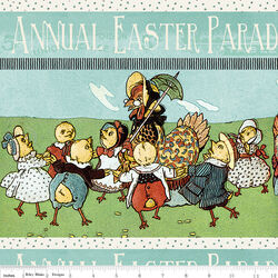 Egg Hunt Border Stripe
