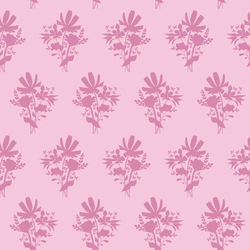 Silhouette Bouquet in Rose Pink