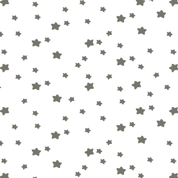 Star Light in Greige on White