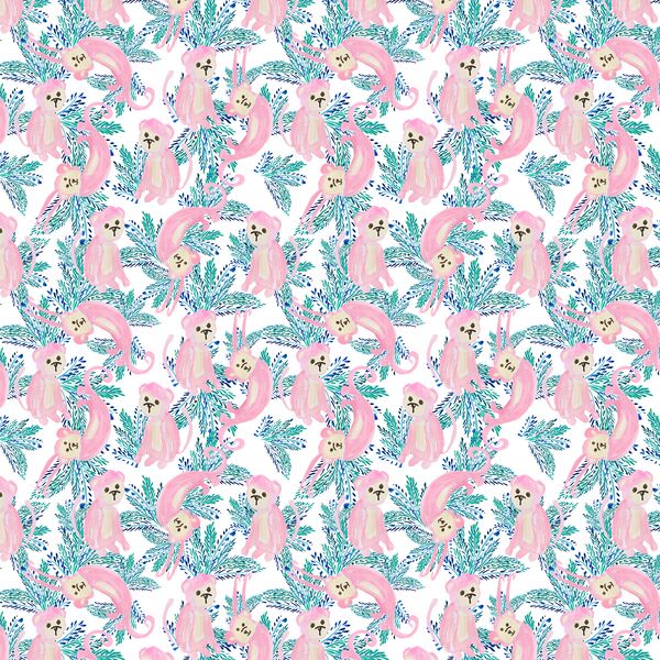 Little Monkey Business in Pink