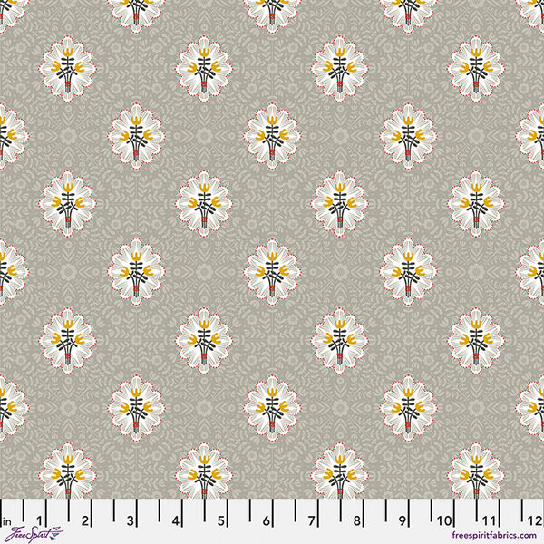 Soft Floral in Taupe
