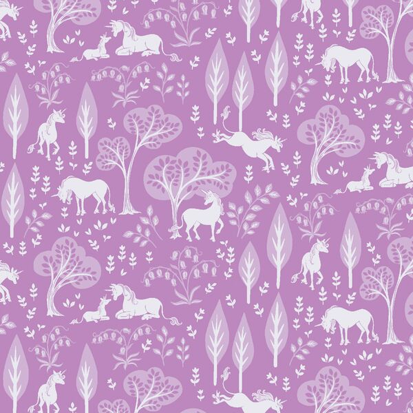 Unicorn Forest in Bright Amethyst