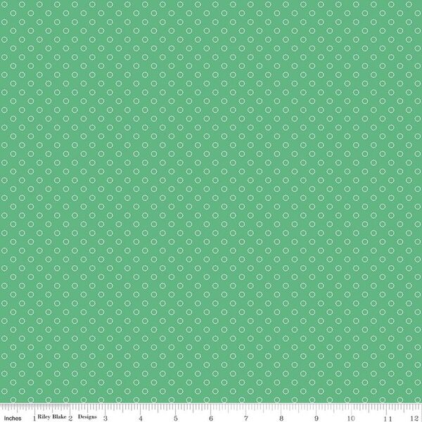 Circle Dots in Green