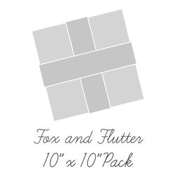Fox and Flutter 10" Square Pack