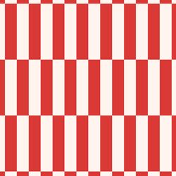 Offset Stripe in Cherry