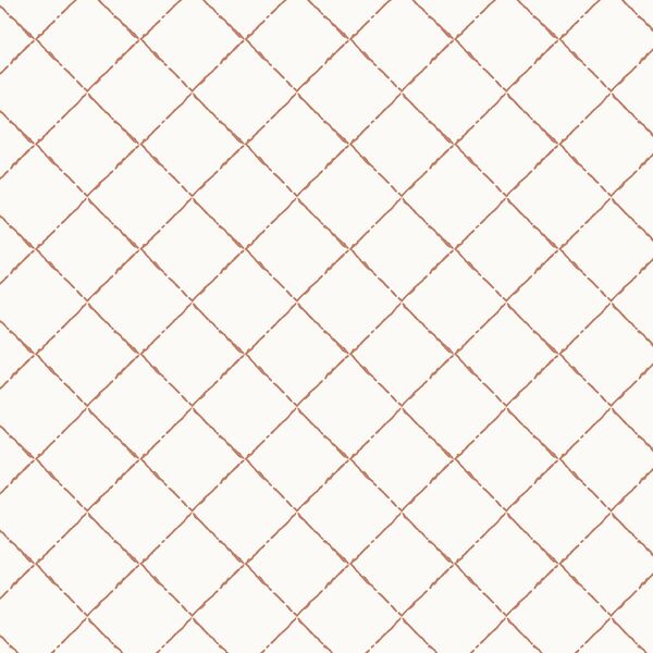 Veranda Check in Soft Orange