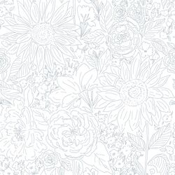Paperie in Blue Slate on White